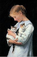 アンカー：少女と2匹の猫