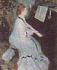 ルノワール：ピアノを弾く女性