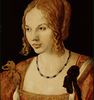 デューラー：若いヴェネツィア女性の肖像