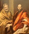 エル・グレコ：聖パウロと聖ペテロ
