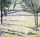 クーノ・アミエ《冬の風景》