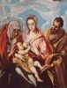 エル・グレコ：聖家族と聖アンナ